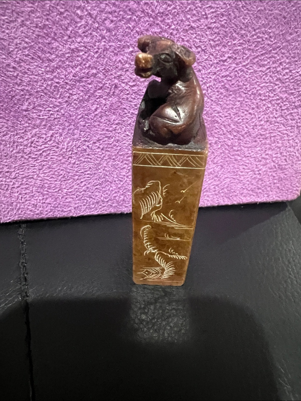 B#94-vintage Chinese animal figure buffalo